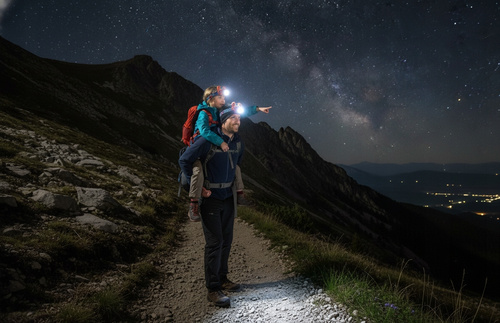 Latarka Czołówka Dla Dzieci Krab Różne Tryby Świecenia SOS Regulowana