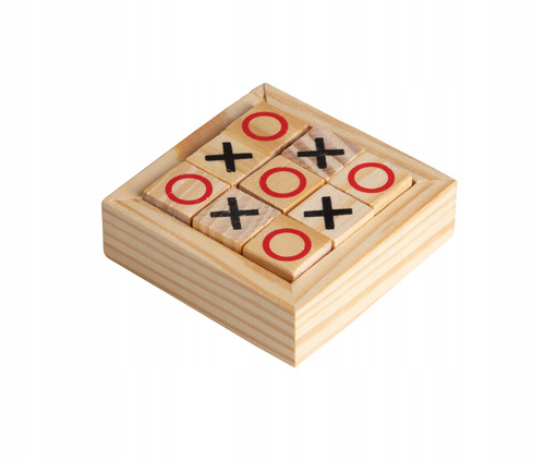 NORIMPEX GRA KÓŁKO I KRZYŻYK W SKRZYNCE DREWNIANA