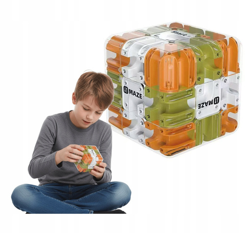 Kostka Łamigłówka Labirynt Gra Logiczna 3x3 3D Cube Rotacyjne Elementy