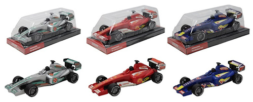 AUTO FORMUŁA 19 CM PLATFORMA / 192/96
Wymiary op 21x9,5x7,5 cm
Wymiary szt 19,5x7,5x6 cm