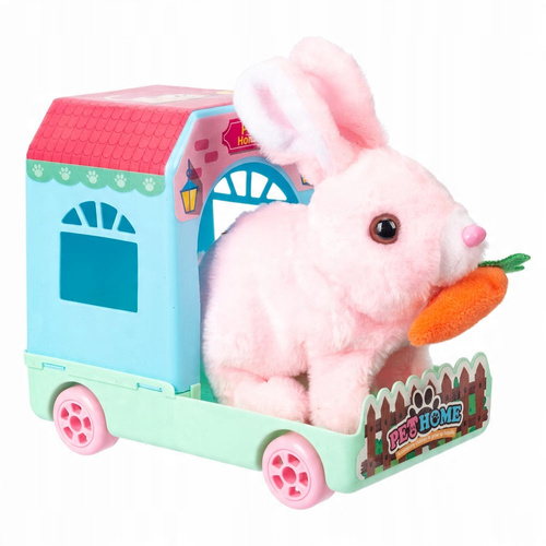 Królik W Transporterze Chodzący i Wydający Dźwięki Pet Home