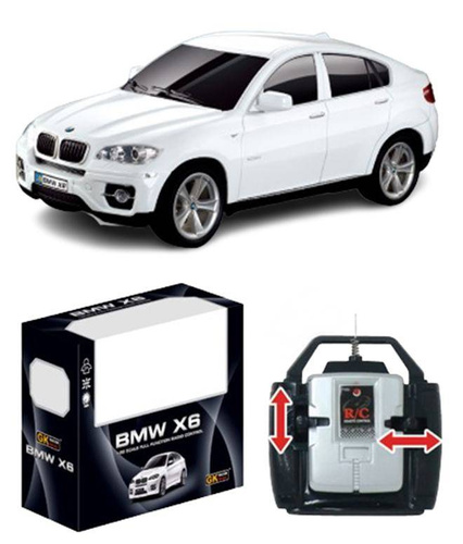 Auto Zdalnie Sterowane BMW X6 Kolorystyka Biała Na Pilota Dla Dzieci