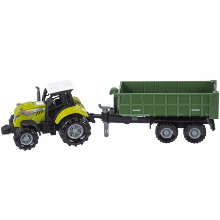 Ciągnik Traktor z Przyczepą na Podnośniku Zestaw Rolniczy dla dzieci
