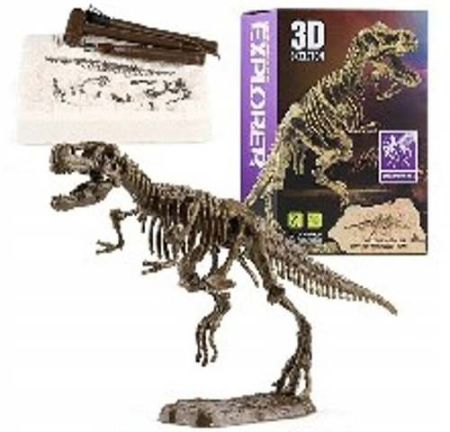 Skamielina Dinozaura T-Rex Do Odkrycia Przez Małych Archeologów Dla Dzieci
