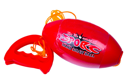 BILA NA SZNURKU SIATKA pak 96
gra dla dwóch osób. Stojąc na przeciw siebie, rozszeżamy szmurki i wprawiamy bilę w ruch