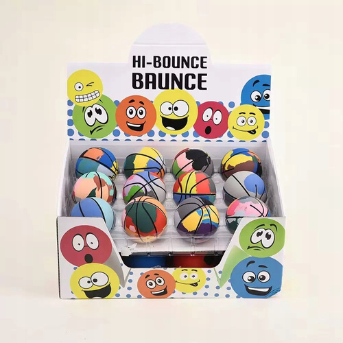 Piłeczka Miękka Hi-Bounce Sportowa Odbijająca Się Antystresowa