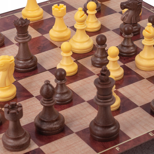 Szachy Warcaby 2 W 1 Magnetyczne Gra Rodzinna Rozwijająca