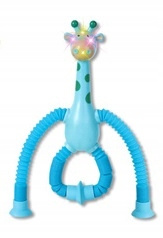 Żyrafa Z Przyssawkami I Kończynami Rurkami Antystresowy Świecąca