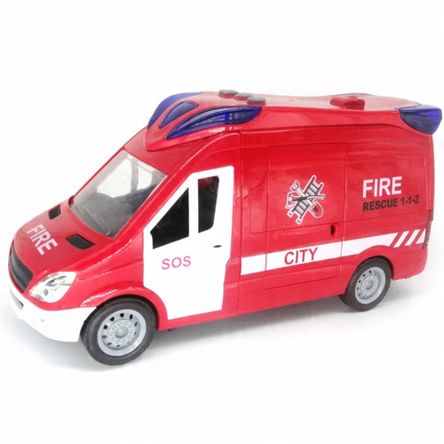 Auto Bus Straż Pożarna Światło, Dźwięk, Pojazd