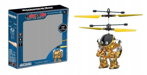 Robot Latający Nad Dłonią Interaktywny Żółty