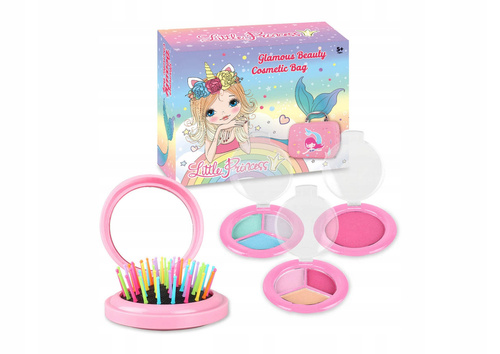 ZESTAW PIĘKNOŚCI KOSMETYKÓW MALOWIDŁA W KUFERKU DLA DZIEWCZYNEK