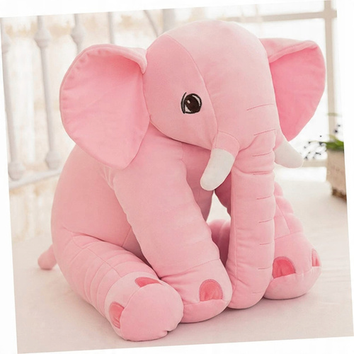 Pluszowy Słoń Maskotka Przytulanka Różowy