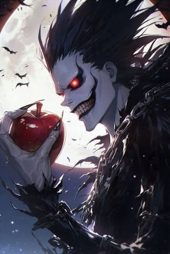 Diamentowa Mozaika Manga Death Note Ryuk 30x40 Cm Kreatywne Diamenty