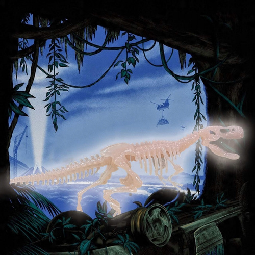 Skamielina Fluor Dinozaur Szkielet Tyranozaurus