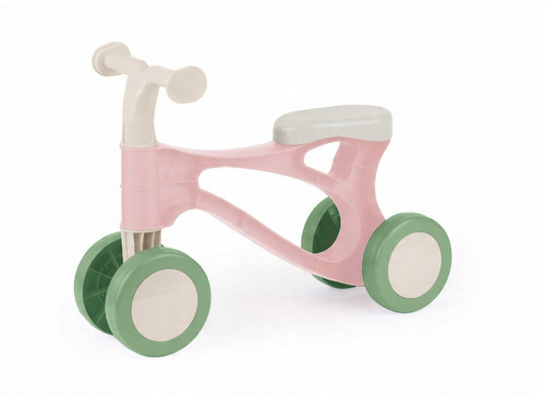 Rowerek Biegowy Lena Jeździk Do Odpychania Lekki 18M+ Pastelowy Róż