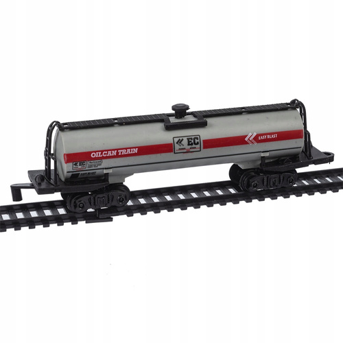 POCIĄG KOLEJKA Z 4 WAGONAMI ZABAWKA DUŻA LOKOMOTYWA CIUCHCIA TOR