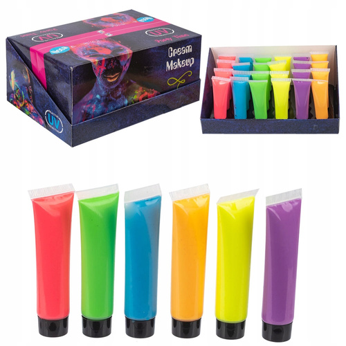 Farbka Do Ciała Neonowe Uv Party Time Do Malowania Twarzy Buzi 1 Szt
