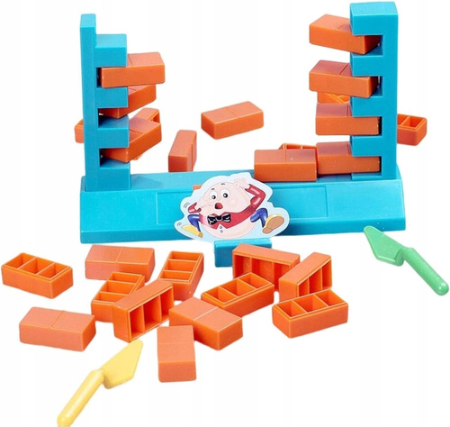 Zburzenie Muru Gra Zręcznościowa Ustawianie Cegiełek Spadające Jajko