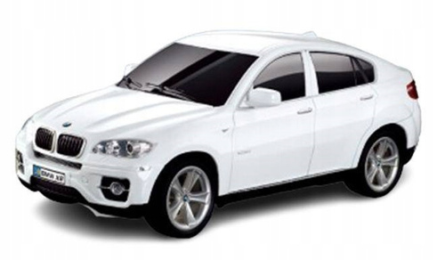 Auto Zdalnie Sterowane BMW X6 Kolorystyka Biała Na Pilota Dla Dzieci