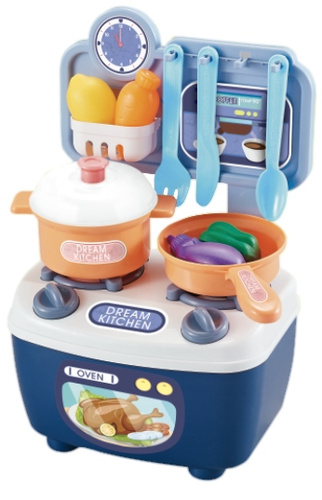 Mini Kuchnia Garnki Kuchenka Podróżna + Warzywa