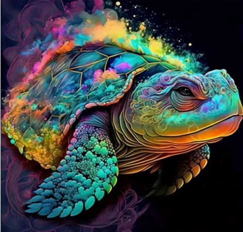 MALOWANIE PO NR. ŻÓŁW KOLOROWY PAK 15
50X40 CM