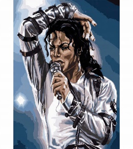 Malowanie Po Numerach Michael Jackson 40X50 Rama