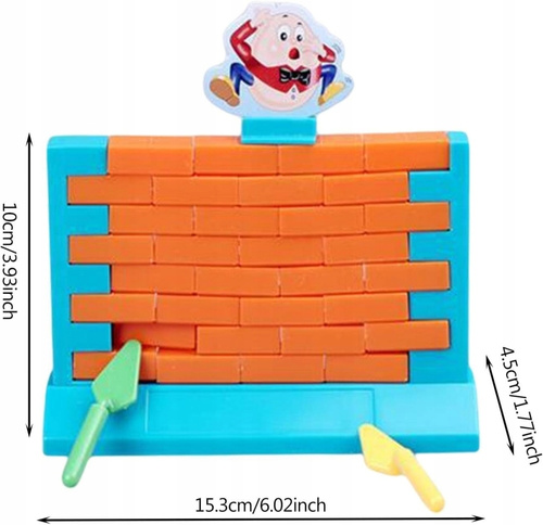 Zburzenie Muru Gra Zręcznościowa Ustawianie Cegiełek Spadające Jajko