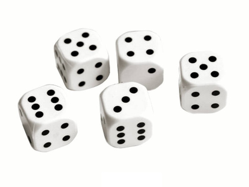 KOŚCI DO GRY *100 FOLIA PAK 10000