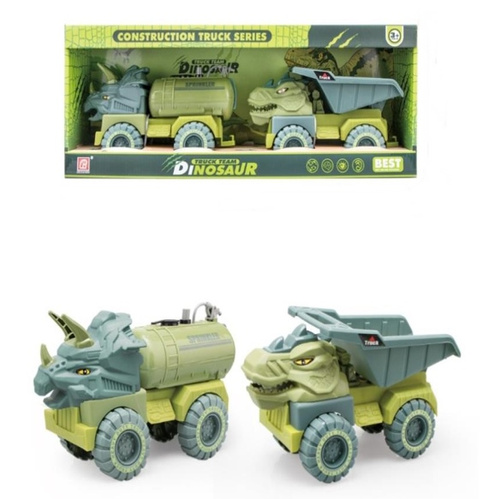 AUTO DINOZAUR CYSTERNA I WYWROTKA 2-PAK, pak 12, 
dwa dino-auta w zestawie, 
wymiar opakowania :  53,5 x 11,5, x 20,5 cm