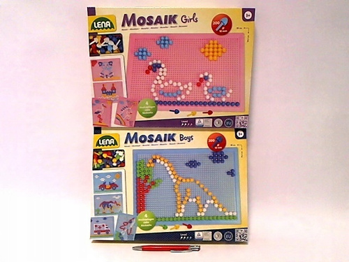 Lena Układanka Mozaika Do Układania Guziczkowa Różowa