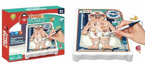 Szalony Doktor Zabawa W Operację Wyciągnij Organy Gra Z Prądem