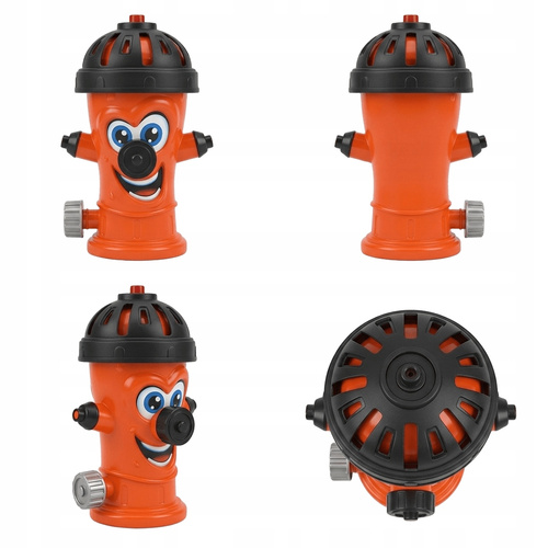 Hydrant Zraszacz Wodny Zabawka Do Ogrodu Dla Dzieci Śmieszna Mina