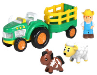 Zestaw Traktor z Postacią Farmera i Zwierząt ze światłem i dźwiękiem