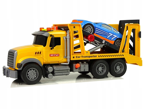 Truck Auto Laweta Z Samochodem Ruchome Elementy Efekty Dźwi/Świetlne
