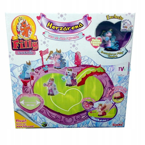 Lodowisko Świecące Kucyk Figurka + Akcesoria Filly