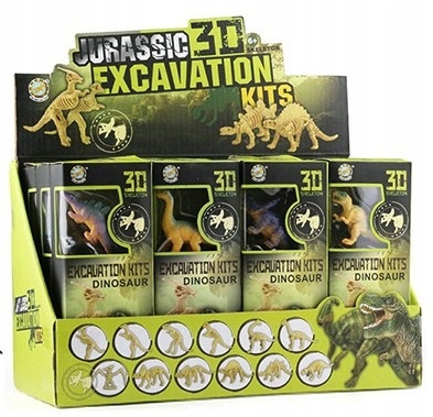 Skamielina Dinozaura Z Figurką I Skamieliną Dinozaura