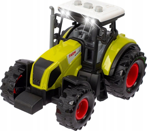 Ciągnik Traktor Z Przyczepą Zestaw Rolniczy Cysterna Ze Światłem Dźwiękiem