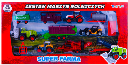 ZESTAW FARMERA12SZT TRAKTORY MASZYNY ROLN. KOMBAJN