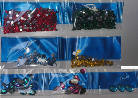 Mozaika Diamentowa 7d Haft Diamentowy Mandala Blue 30x30