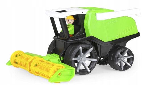 Auto Truxx Kombajn Zielona Z Figurką Kierowcy Lena Zabawka Dla Dzieci