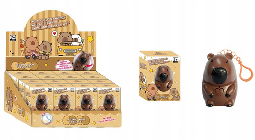 Zabawka Interaktywna Kapibara Z Funkcja Nagrywania Oraz Muzyką Dwa Kolory