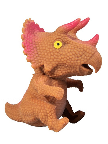 Gniotek Dinozaur Triceratops Zabawka Do Gniecenia Odstresowania Się 10Cm