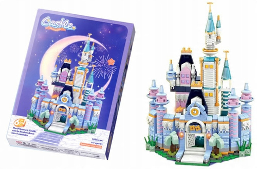 Zamek Księżniczki Klocki Konstrukcyjne 6 Konfiguracji 535 Elementów