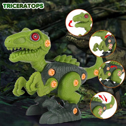 Dinozaur DO skręcania rozkręcania Zestaw wkrętarka