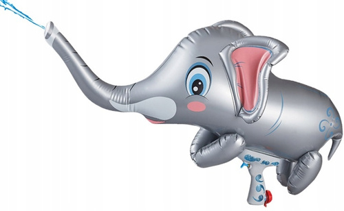 Pistolet Na Wodę Zabawka Dmuchana 2w1 Ogromna Pompowana Słoń