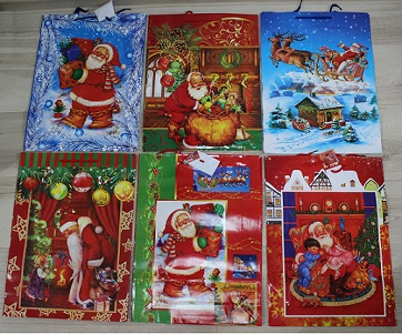 TORBA ŚWIĄTECZNA PAPIEROWA (s88) 32x44x11 cm pak 12/480