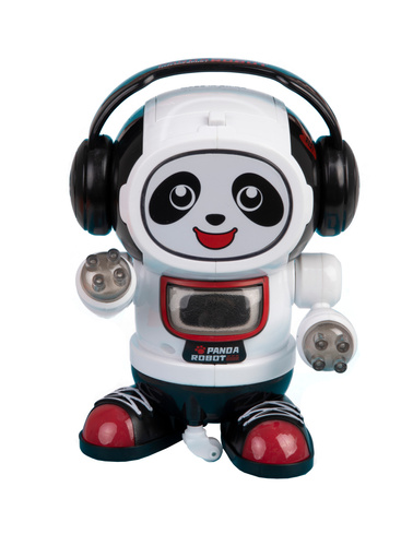 ROBOT PANDA W SŁUCHAWKACH