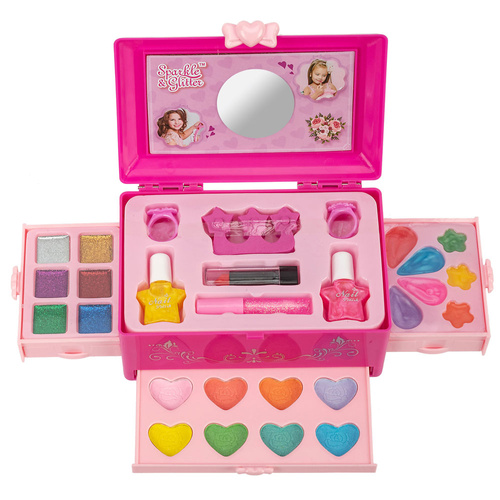 Kosmetyki składany kuferek Make Up kuferek dzieci