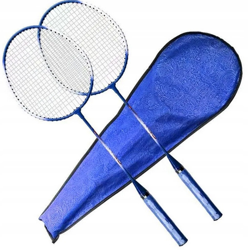 Zestaw Do Gry W Badmintona Zestaw Paletek + 2 Lotki Do Gry