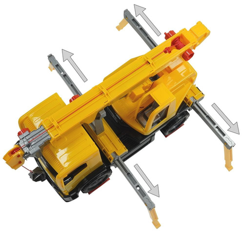 Jeździk Do 100 Kg Duży Dzwig Lena Auto Budowlane Wielki Dźwig Na Prezent